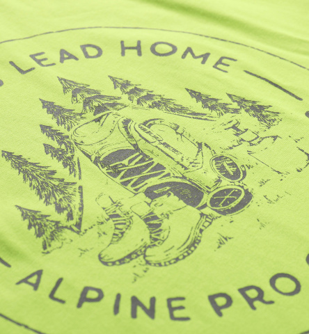 ALPINE PRO - LEFER Pánske bavlnené tričko