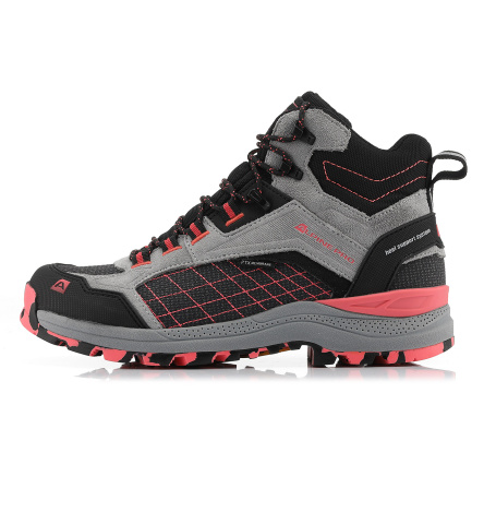 ALPINE PRO - ZERNE OUTDOOROVÁ OBUV S FUNKČNOU MEMBRÁNOU