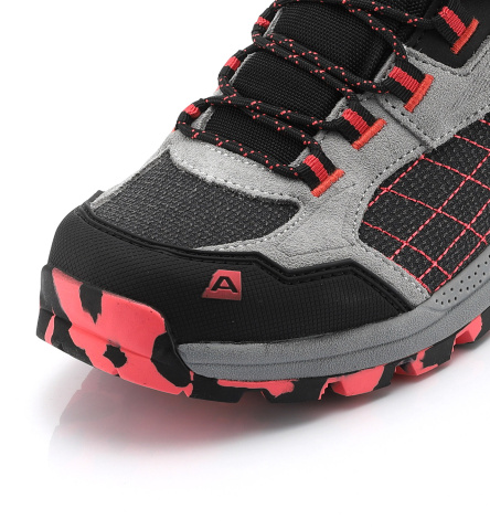 ALPINE PRO - ZERNE OUTDOOROVÁ OBUV S FUNKČNOU MEMBRÁNOU