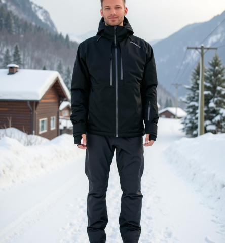 ALPINE PRO - REAS 2 PÁNSKA LYŽIARSKA BUNDA S MEMBRÁNOU PTX SNOW