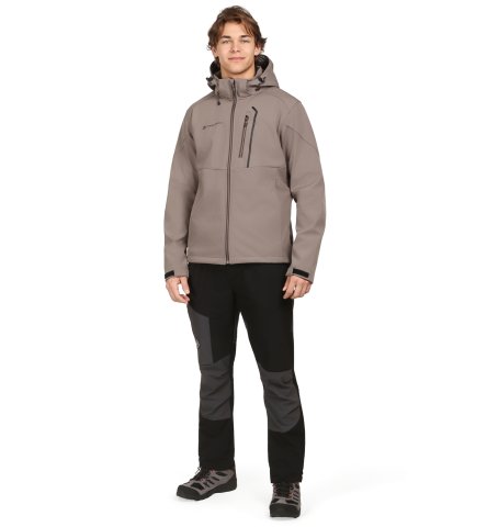 ALPINE PRO - HOOR 2 PÁNSKA SOFTSHELLOVÁ BUNDA S MEMBRÁNOU
