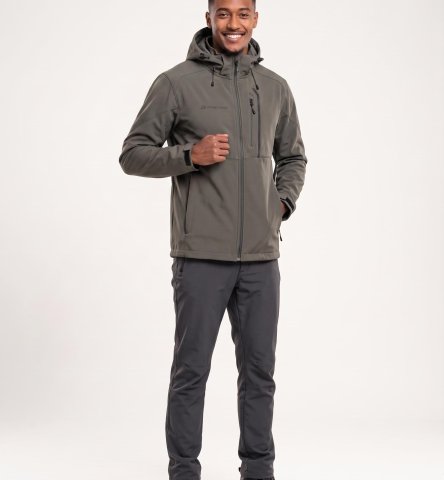 ALPINE PRO - HOOR 2 PÁNSKA SOFTSHELLOVÁ BUNDA S MEMBRÁNOU