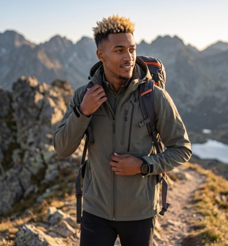 ALPINE PRO - HOOR 2 PÁNSKA SOFTSHELLOVÁ BUNDA S MEMBRÁNOU