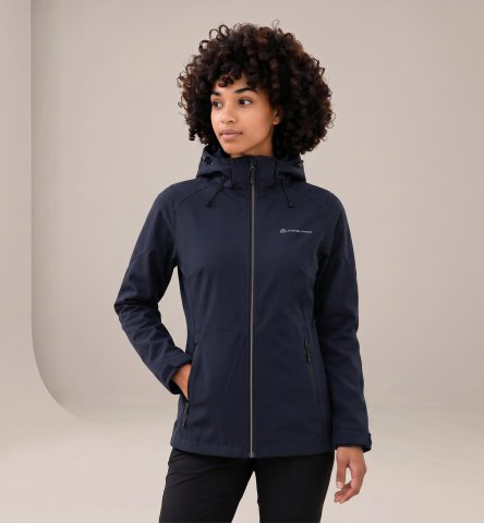 ALPINE PRO - GEDERA DÁMSKA SOFTSHELLOVÁ BUNDA S MEMBRÁNOU