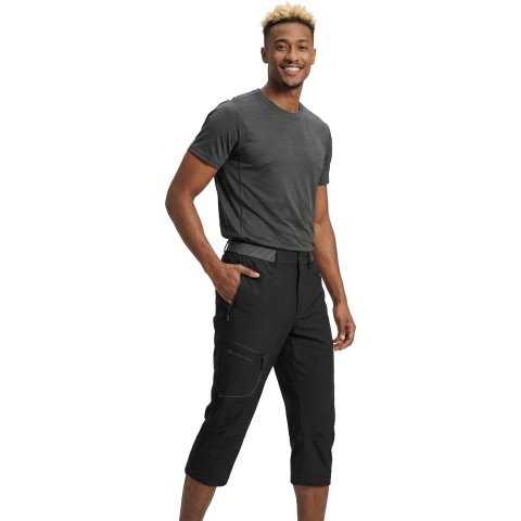 ALPINE PRO - WEDER 2 PÁNSKE SOFTSHELLOVÉ CAPRI NOHAVICE