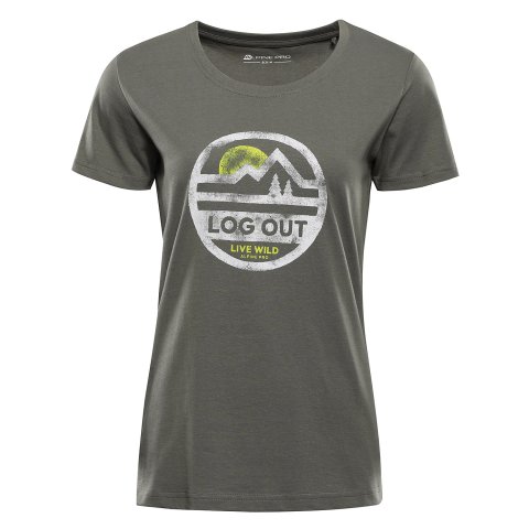 ALPINE PRO - TERMESA 4 DÁMSKE TRIČKO Z ORGANICKEJ BAVLNY