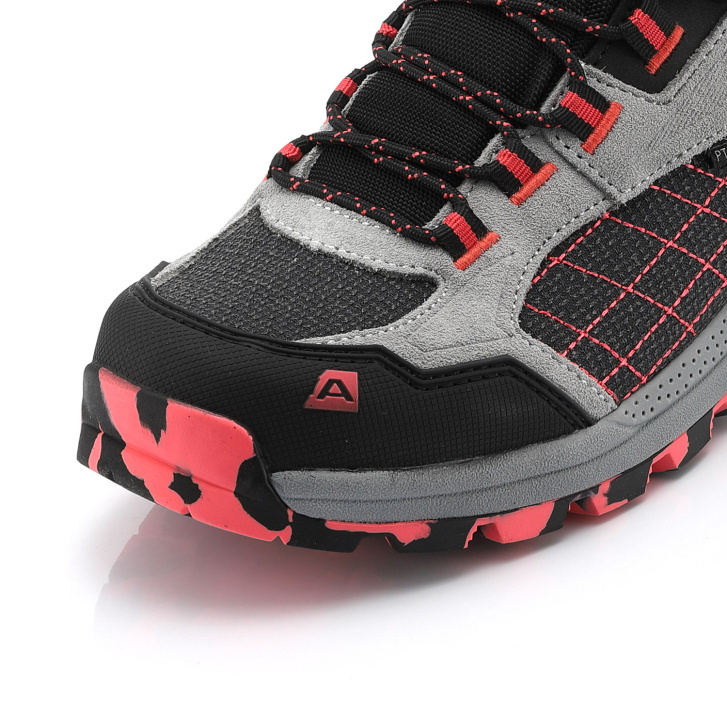 ALPINE PRO - ZERNE OUTDOOROVÁ OBUV S FUNKČNOU MEMBRÁNOU