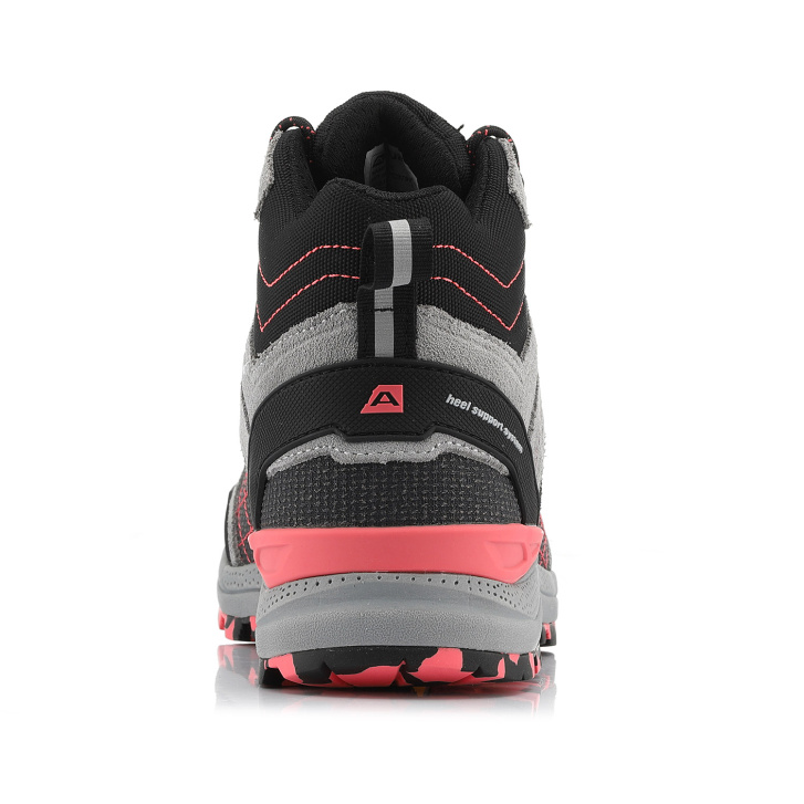 ALPINE PRO - ZERNE OUTDOOROVÁ OBUV S FUNKČNOU MEMBRÁNOU