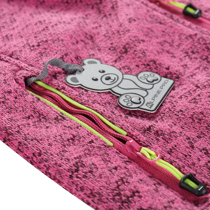 ALPINE PRO - ZEGO 2 DETSKÝ HREJIVÝ SVETER NA ZIPS