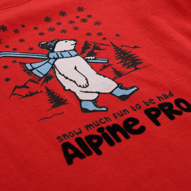 ALPINE PRO - ECCO 2 DETSKÉ TRIČKO Z ORGANICKEJ BAVLNY