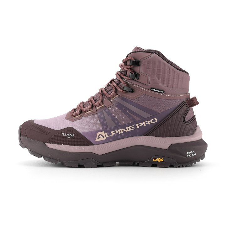 ALPINE PRO - EVANE OUTDOOROVÁ OBUV S GIGA BOOM A PTX MEMBRÁNOU